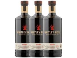 Gin WHITLEY NEILL Whitley Neill London Dry Gin (0.7 L - 3 unidades)