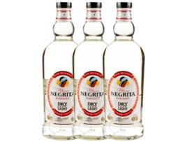 Rum BARDINET Bardinet Negrita Double Silver Blanco (2 L - 3 unidades)