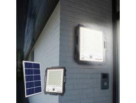 Farol LED portátil 300W painel solar 3000 lumens controle remoto Inluminatio L