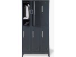 Armários com 6 Compartimentos Etna H180 OFFICE24 (90X45cm)