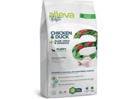Comida para Cães ALLEVA  Holistic Chicken & Duck + Aloe Vera & Ginseng (2 kg - Seca - Cachorros - Sabor: Frango, Pato)