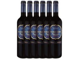 Vinho Tinto BALMORAL Balmoral Maravides Mediterraneo Vino De La Tierra De Castilla Crianza (0.75 L - 6 unidades)