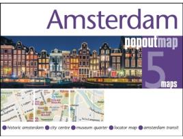 Livro amsterdam popout map de created by popout maps (inglês)