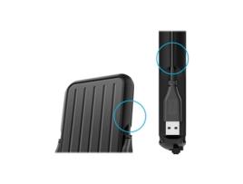 Disco Rígido Externo + Conetor Usb 3.2 SILICON POWER Armor A66 2.5P 2To Ipx4