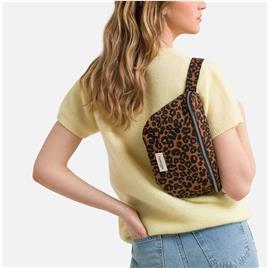 Rive Droite Paris Bolsa de cintura, estampado leopardo, CUSTINE