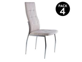 Pack 4 Cadeiras de Comedor Diana ABECEDARIO 44cm
