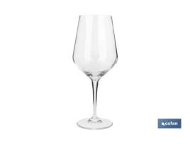 Pack de 6 Copos COFAN  de Vinho Modelo Ágata Disponível em Diferentes Capacidades 100% Sem Chumbo