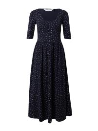 People Tree Vestido  navy / branco