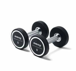 Halteres redondos Evergy Elite PU (par) - 5kg