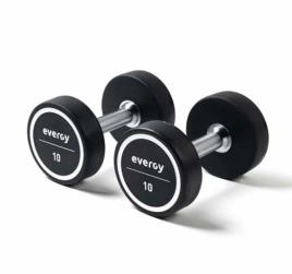 Halteres redondos Evergy Elite PU (par) - 10kg