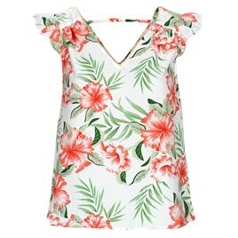 Only  Tops / Blusas ONLSYLVIE LIFE FR S/S FRILL TOP  Multicolor Disponível em tamanho para senhora. S,M,L,XL,XS.Mulher > Roupas > Blusas