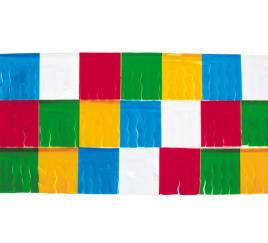 Saco de 25 metros Franja plástica multicolorida