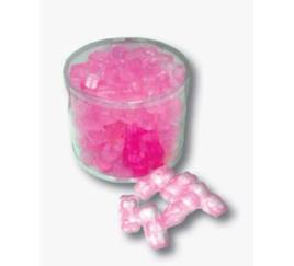 Cubo de gelo com forma de corpo de menina