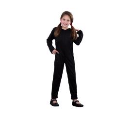 Macacão de malha preta 5-6 anos