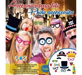 Conjunto Photocall Fiesta de 14 unidades com stick