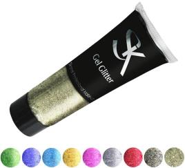 Tubo de Gel Glitter 30 ml em várias cores