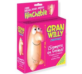 69 cm O grande pênis inflável de Willy Tentety