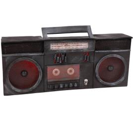 Rádio cassete com luz e som 40x16 cm