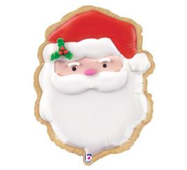 Balão de folha metálica de biscoito de Papai Noel de 60 cm