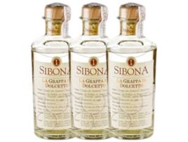 Aguardente SIBONA Grappa Sibona Dolcetto Doce (0.5 L - 3 unidades)