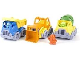 Pack 3 Carrinhos GREEN TOYS de Construção (2 anos - 16.93x9.92x4.76 cm)