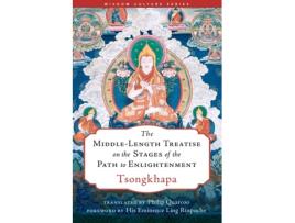 Livro the middle-length treatise on the stages of the path to enlightenment de tsongkhapa losang drakpa,philip quarcoo (inglês)