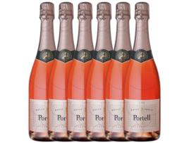 Espumante SARRAL Sarral Portell Rosat Trepat Brut Cava Joven (0.75 L - 6 unidades)