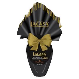 Ovo De Chocolate Lacasa 70% Cacau Amendoas 170g