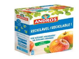 Saquetas Fruta Andros Maçã 4x90g