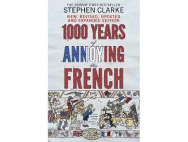 Livro 1000 years of annoying the french de stephen clarke (inglês)