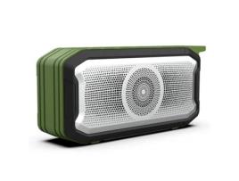 Coluna Bluetooth TOPK Verde Autonomía: Até 8 H