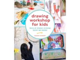 Livro drawing workshop for kids de samara caughey (inglês)