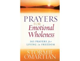 Livro prayers for emotional wholeness de stormie omartian (inglês)