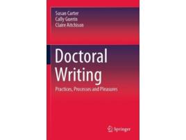 Livro doctoral writing de susan carter,cally guerin,claire aitchison (inglês)