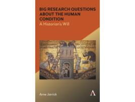 Livro big research questions about the human condition de arne jarrick (inglês)