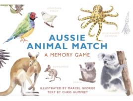 Livro aussie animal match de chris humfrey (inglês)