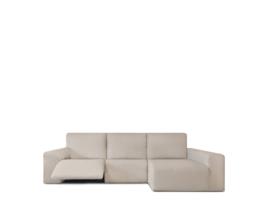 Capa para Sofá Chaise Longue Direta Bielástica EYSA (360 x 180 x 120 - Algodão - Bege)
