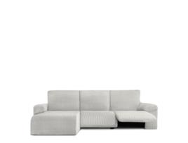Capa para Sofá Chaise Longue Esquerda Bielástica EYSA (360 x 120 x 120 - Algodão - Cru)