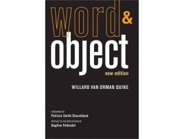 Livro word and object de willard van orman quine (inglês)