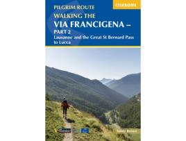 Livro walking the via francigena pilgrim route - part 2 de the reverend sandy brown (inglês)