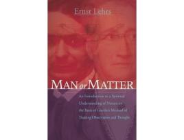 Livro man or matter de ernst lehrs (inglês)