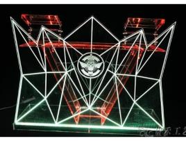 Móveis Comerciais de Acrílico Bar de Coquetéis Mesa com Iluminação Led[200X50X90Cm]