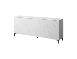 Cómoda AKL FURNITURE PRIVATE Marmo (Branco - Madeira engenheirada - 200x45x81 cm)