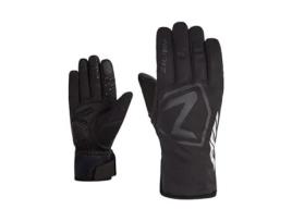 Luvas para Ciclismo ZIENER (Unissexo - Preto - Tamanho 8,5)