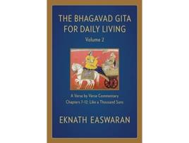 Livro the bhagavad gita for daily living, volume 2 de eknath easwaran (inglês)