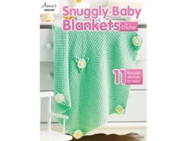 Livro snuggly baby blankets to crochet de annie's crochet (inglês)