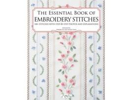 Livro the essential book of embroidery stitches de atelier fil (inglês)