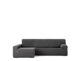 Capa para Sofá Chaise Longue Esquerda Bielástica EYSA (360 x 180 x 120 - Algodão - Cinzento)