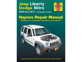 Livro hm jeep liberty dodge nitro 2002-2012 de haynes (inglês)