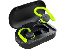 Auriculares Bluetooth True Wireless DAMAI With Charging Box Waterproof  Sports Running Green